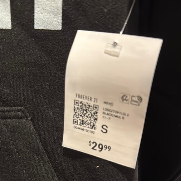 Forever 21 NWT Whitney Houston Black Hoodie - Picture 3 of 8